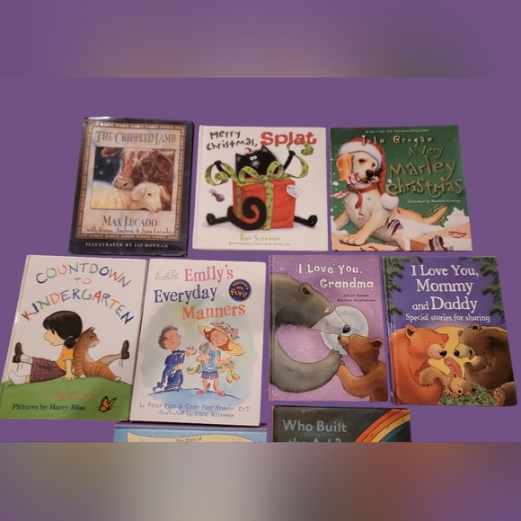 LOT Of 9 NEW EARLY READER BOOKS ~ I LOVE YOU ~ CRIPPLED LAMB ~ MARLEY CHRISTMAS - Picture 2 of 7